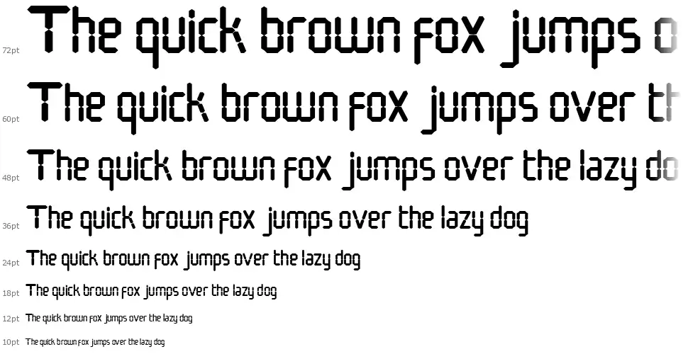 Pixie font Waterfall