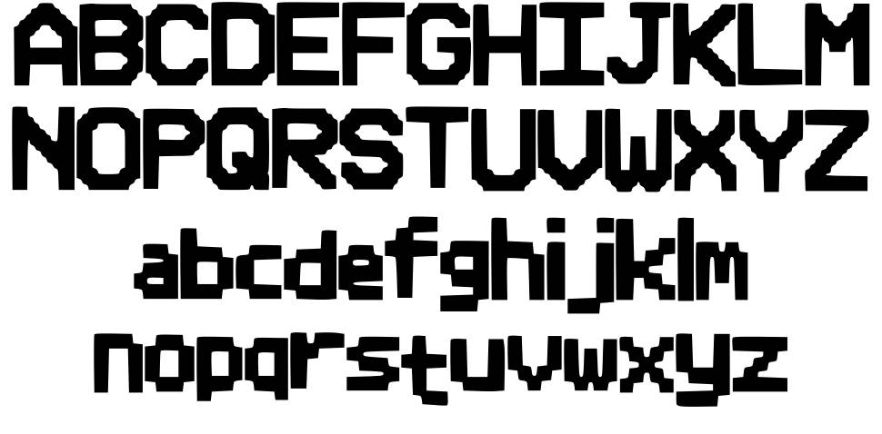 Pixle Font フォント 標本
