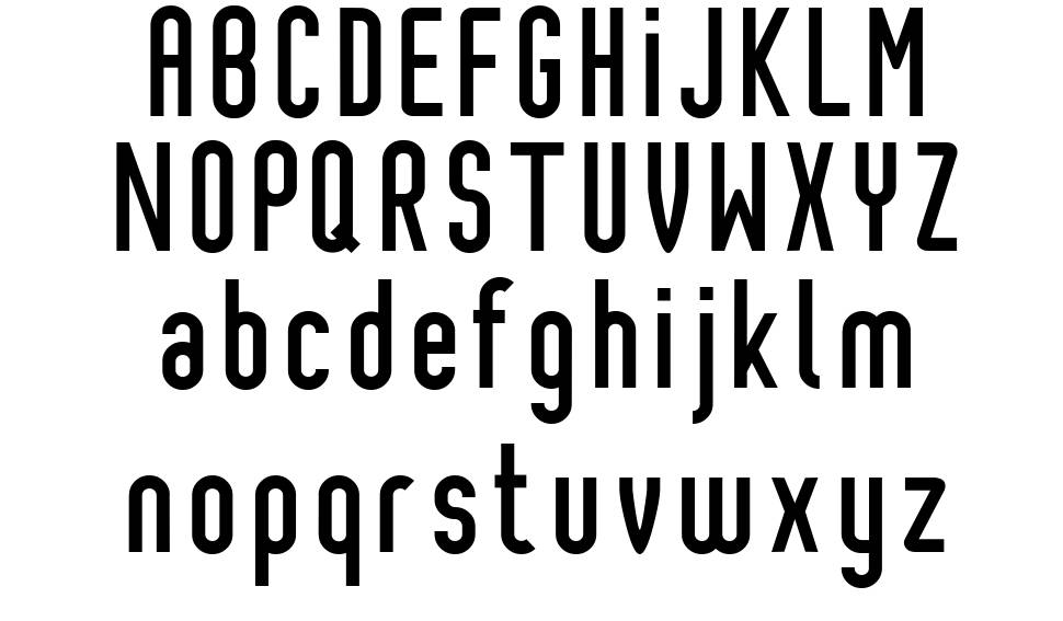 Pixochrome font specimens