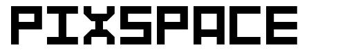 Pixspace font