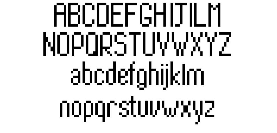 PixTall フォント 標本