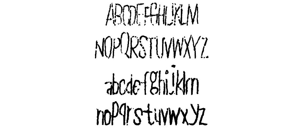 Plain Slice písmo Exempláře