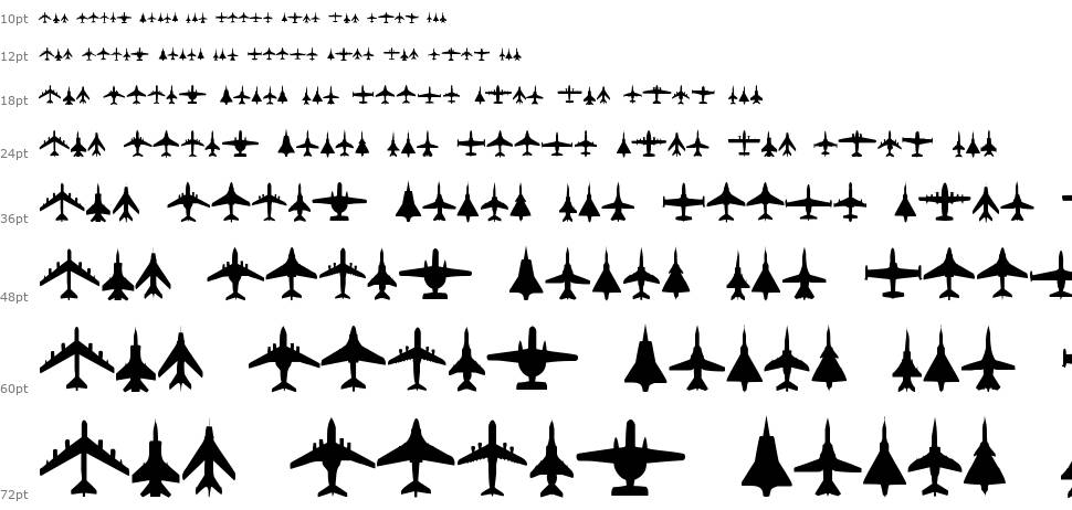 Planes-T-Modern font Şelale