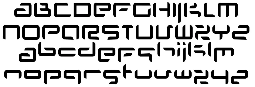 Planet Space font specimens