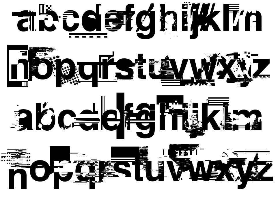 Planned Obsolescence font specimens