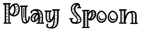 Play Spoon font