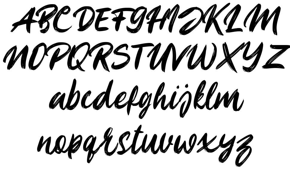 Playbrush font Örnekler