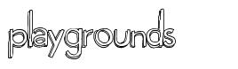 Playgrounds font