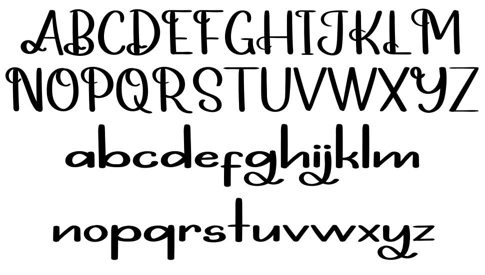 Playing Games font specimens