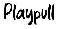 Playpull шрифт