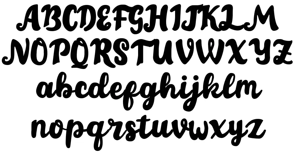 Playstickfont specimens