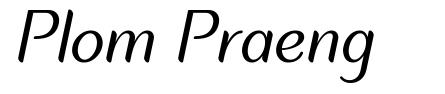 Plom Praeng шрифт