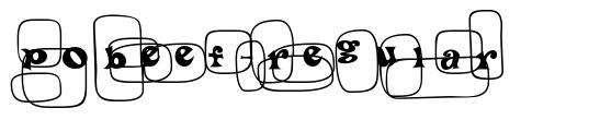 PoBeef-Regular font