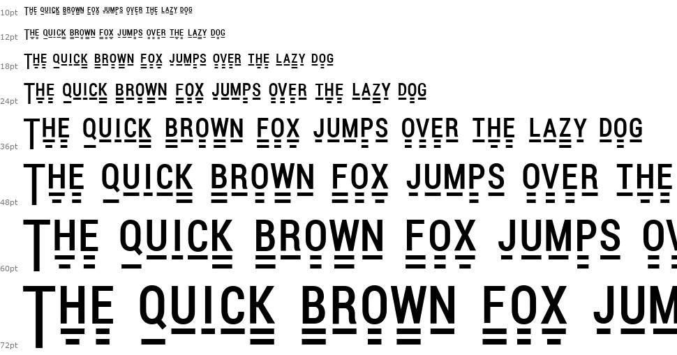 Pocket Thrilled FP font Waterfall