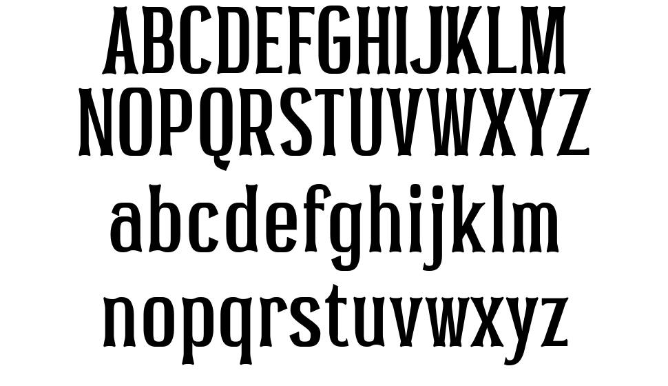 Pocus Primera Distorded font specimens