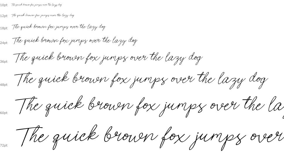 Poems & Pens font Waterfall