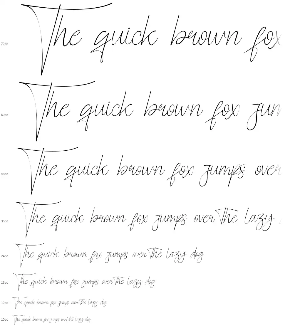 Pographicfont waterfall