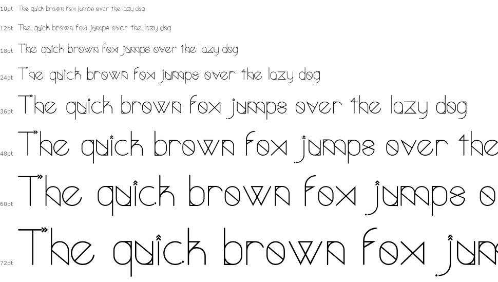 Polar Vertex font Waterfall