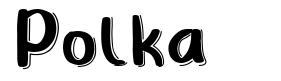 Polka шрифт