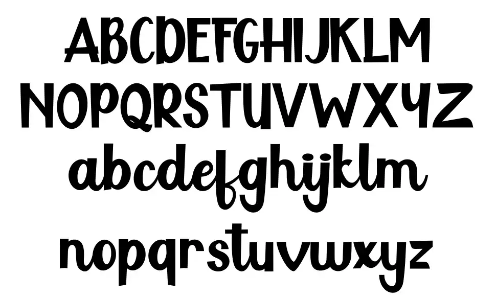 Polythemfont specimens