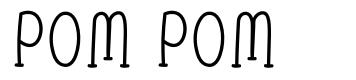 Pom Pom шрифт
