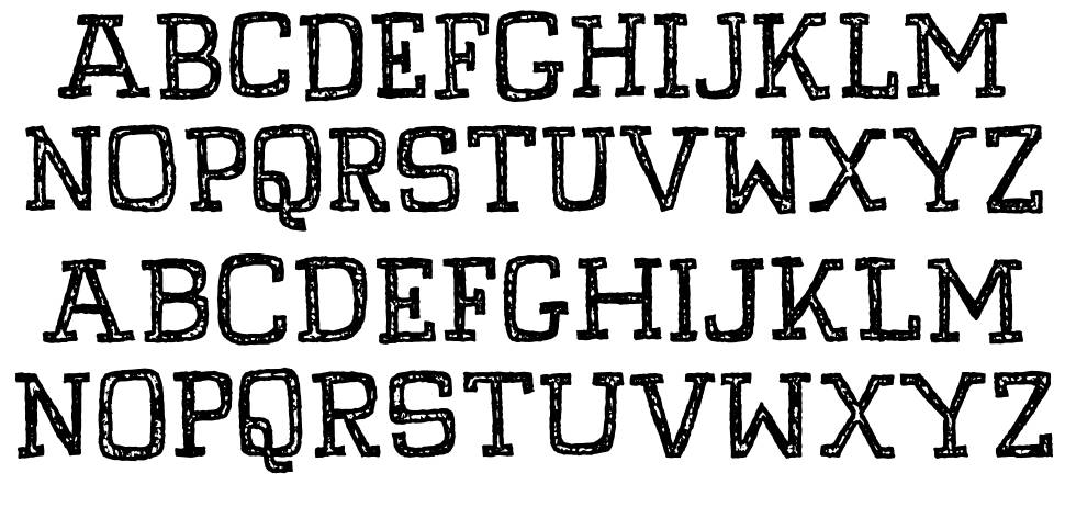 Pompelmus Crispy font specimens