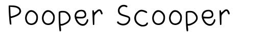 Pooper Scooper шрифт