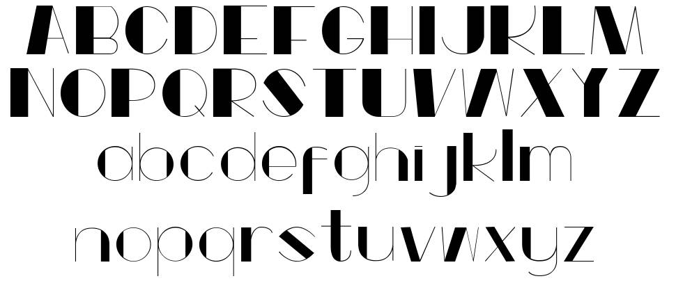 Popeye Type font Örnekler