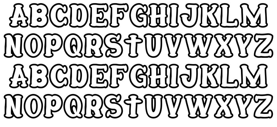 Popovers font specimens