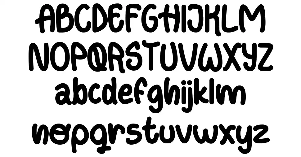 Poppin Story font specimens