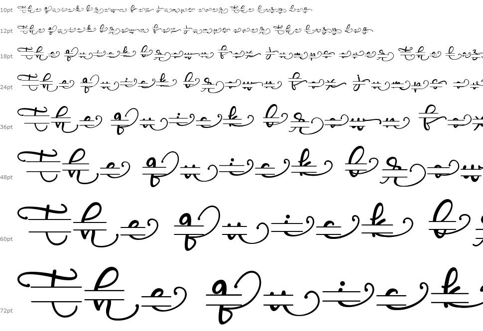 Poppy Monogram font Şelale