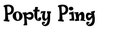 Popty Ping font