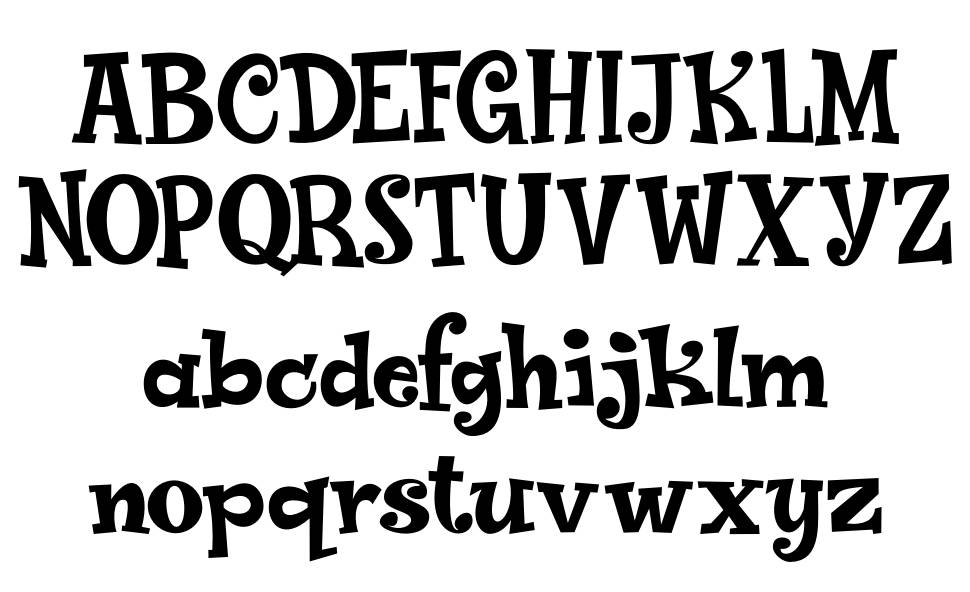 Popty Ping font specimens