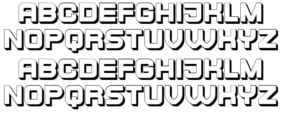 Popular font specimens