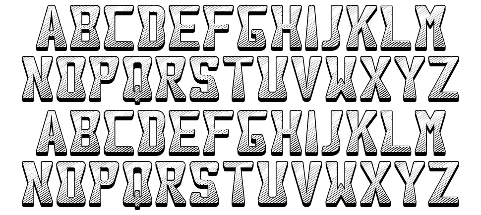 Pork Festfont specimens