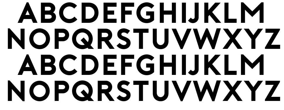 Porter font specimens