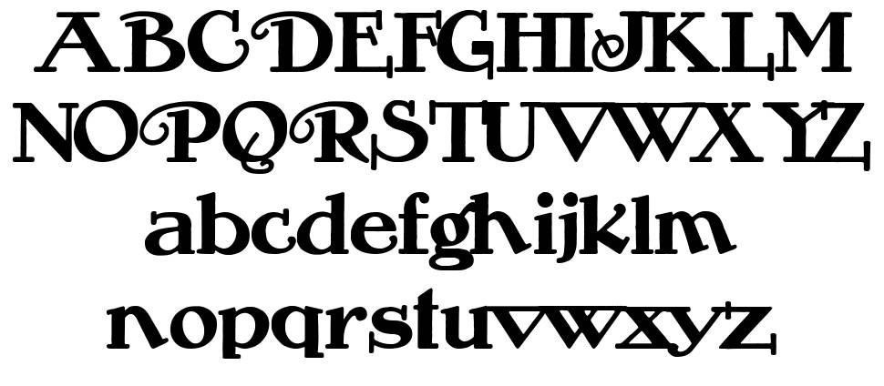 Portugal Vintage 字形 标本