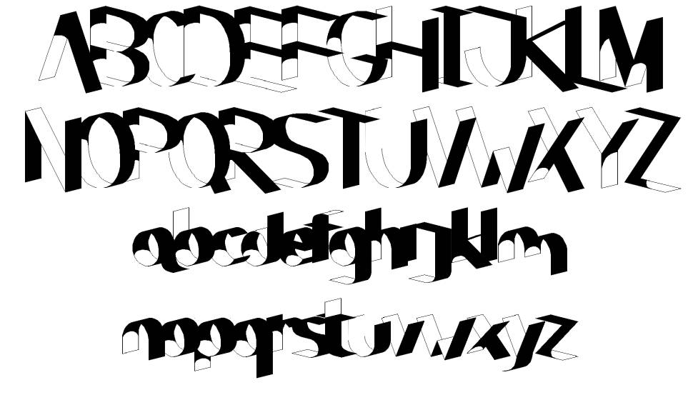 Poser font specimens