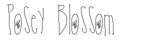 Posey Blossom font