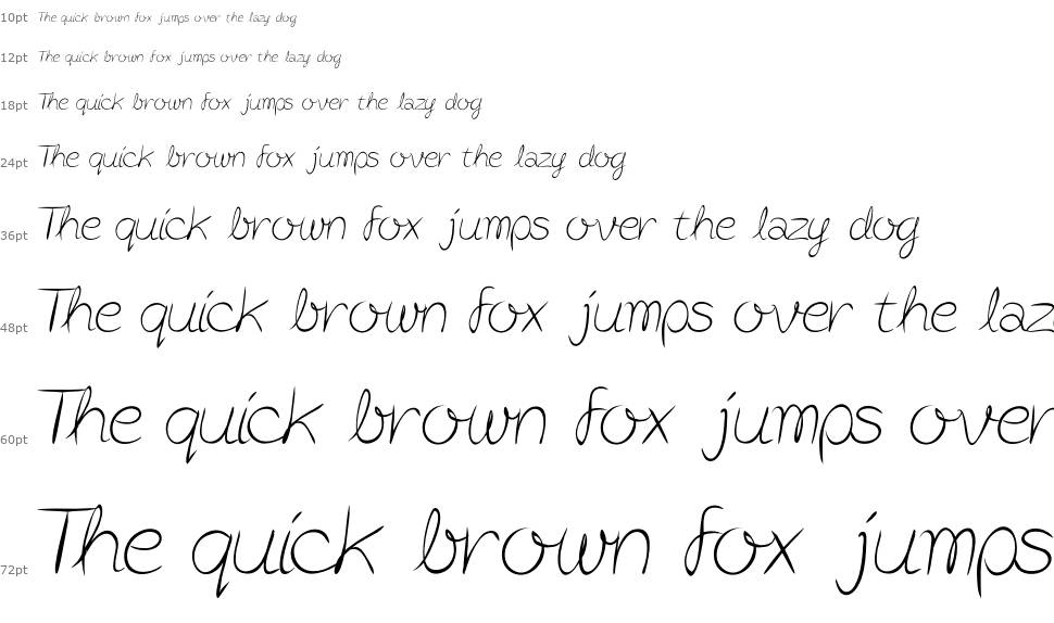 Post-it Penscript font Şelale