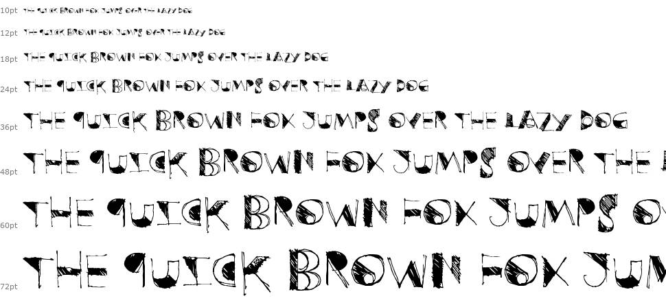 Postructure font Şelale