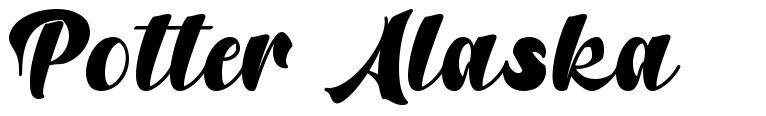 Potter Alaska шрифт