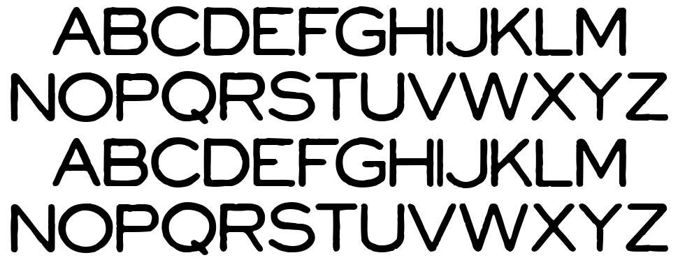 Powell and Geary font Örnekler