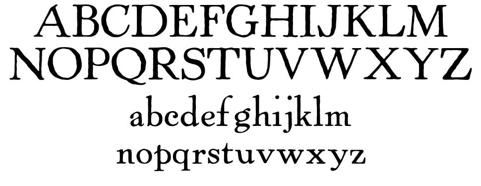 Powell Antique шрифт Спецификация