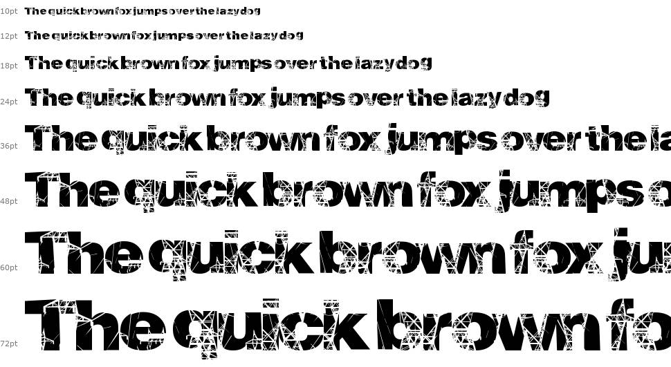 Power Play font Waterfall