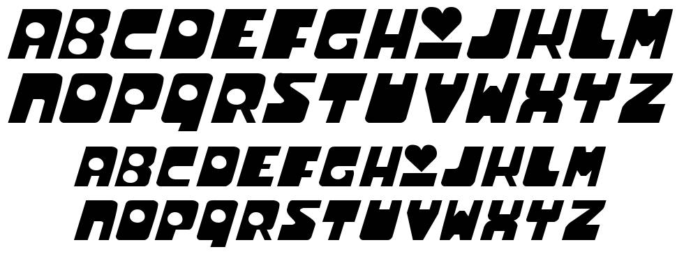 Powerpuff font specimens