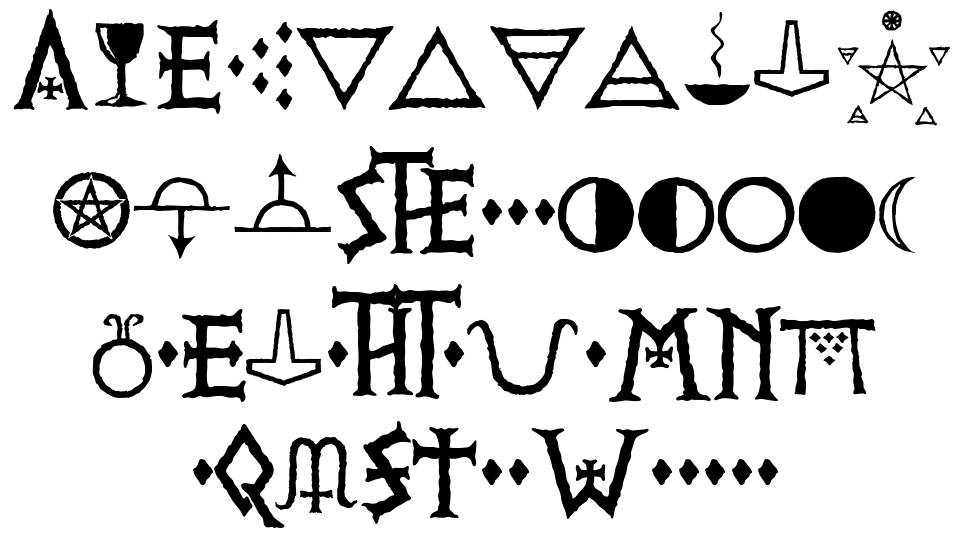 PR Viking písmo Exempláře