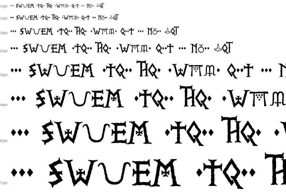 PR Viking písmo Vodopád