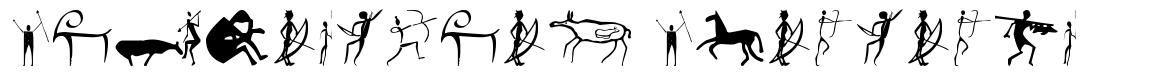 Prehistoric Paintings 字形