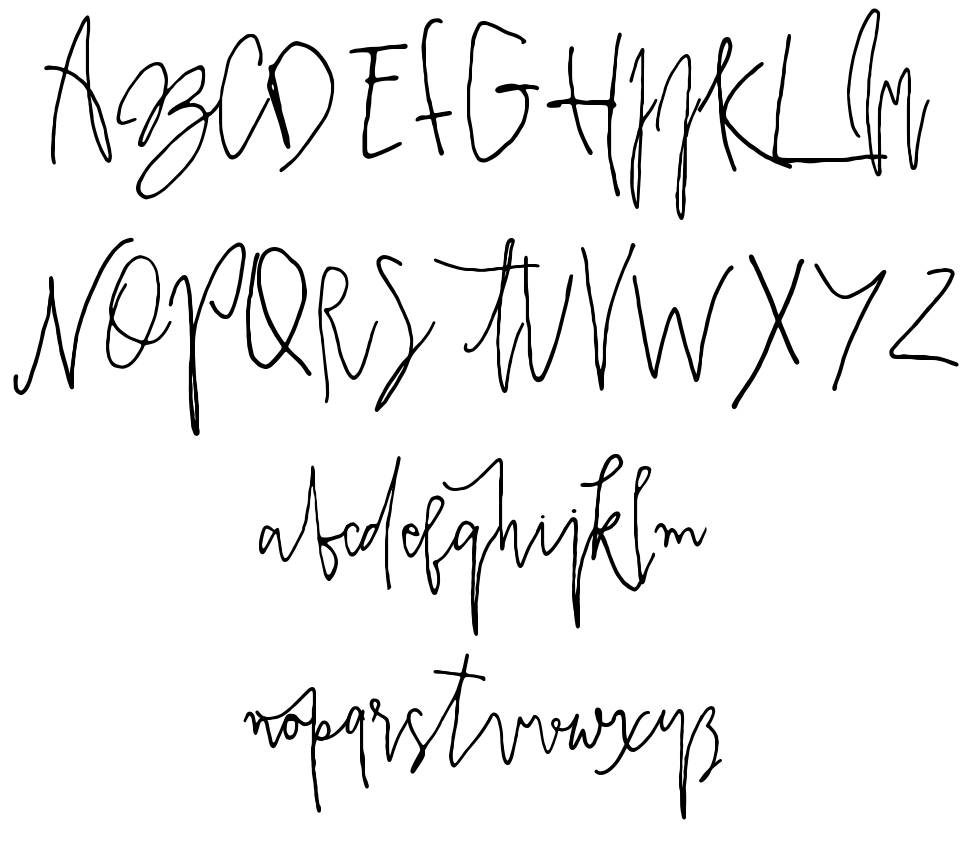 Prestige Script font specimens